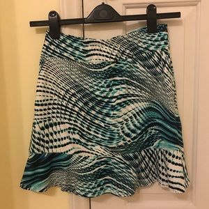 Tail blue and white golf skirt